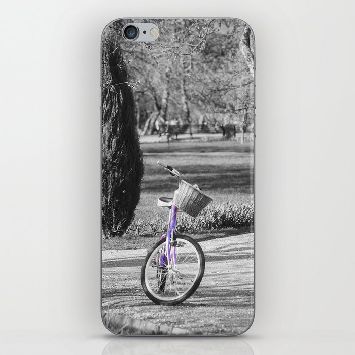Bicycle in Summer Garden iPhone Skin