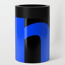 letter H (Blue & Black) Can Cooler