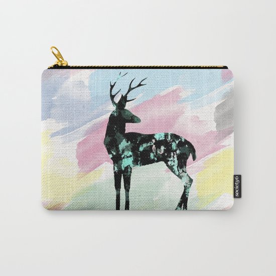 Abstract Deer Carry-All Pouch