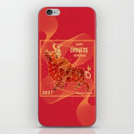 Lunar New Year of the Ox iPhone Skin