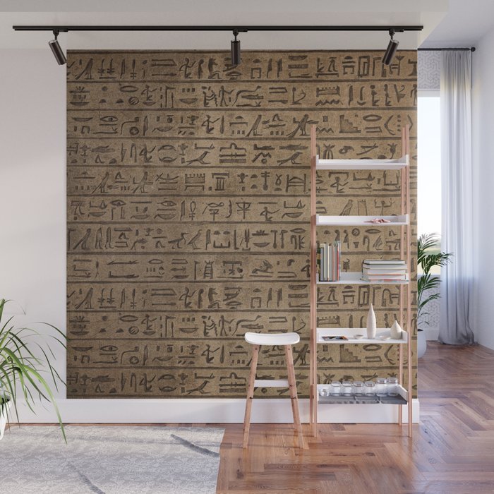 Egyptian Hieroglyphics Wall Mural