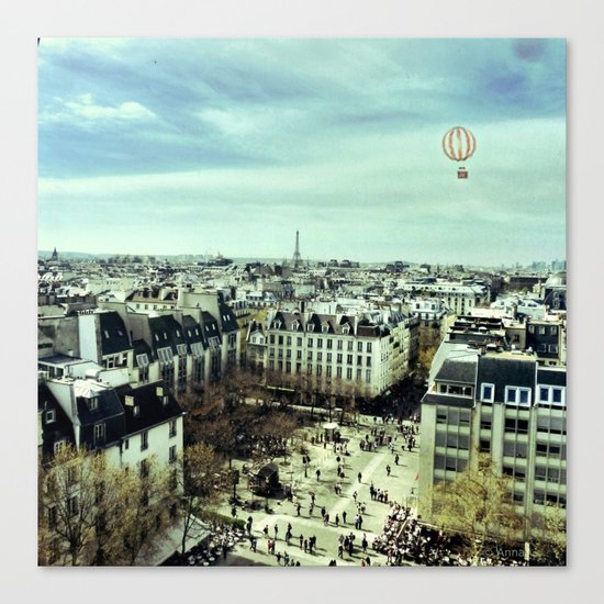 La vie en rose Canvas Print