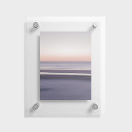 Soft dreamy portugese sunset art print- blush pink movement - ocean nature and travel photography Floating Acrylic Print