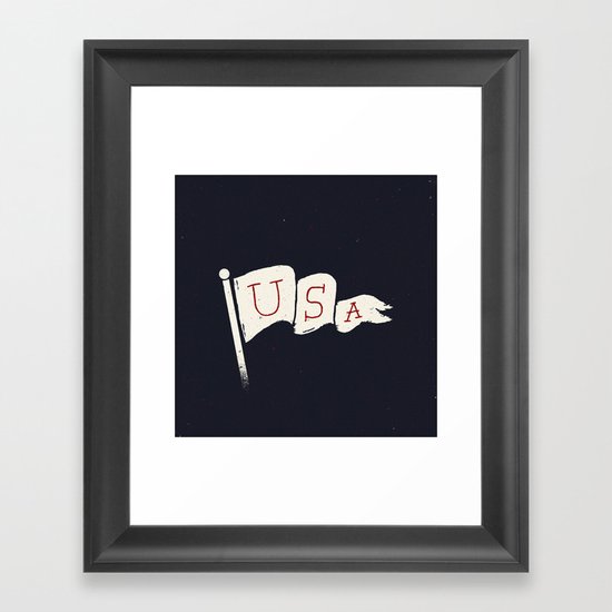 USA Pride Framed Art Print