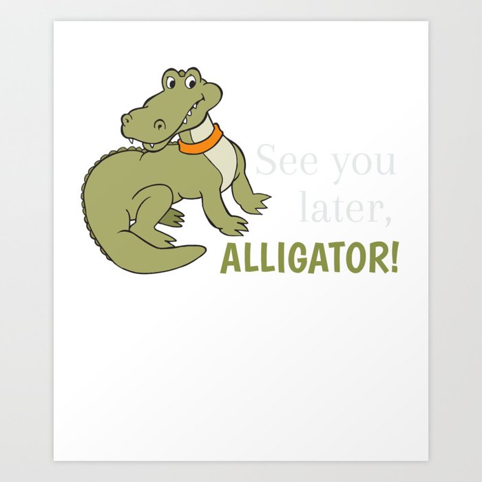 see you later alligator printable