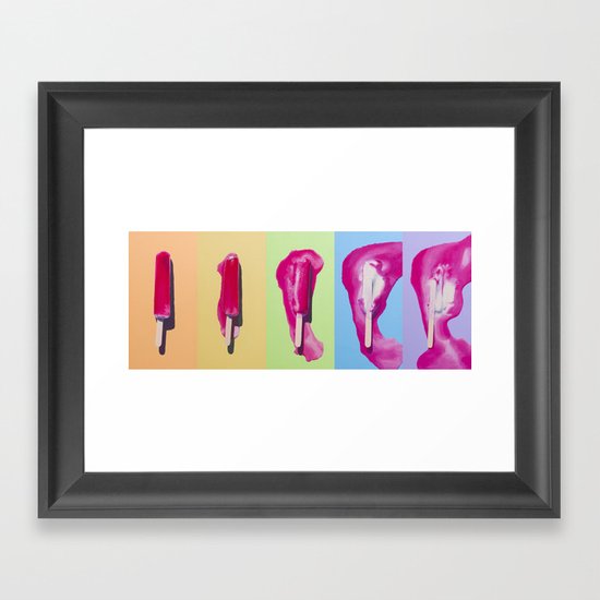 Danse Macabre x Popsicles Framed Art Print