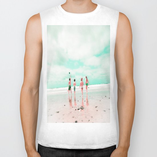 Four & the Beach Biker Tank