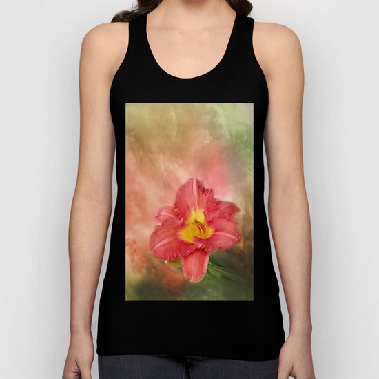 Beautiful day lily Unisex Tank Top