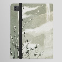Christmas Card Depicting Stars and Branches iPad Folio Case