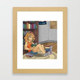 Annabeth Reading Framed Art Print