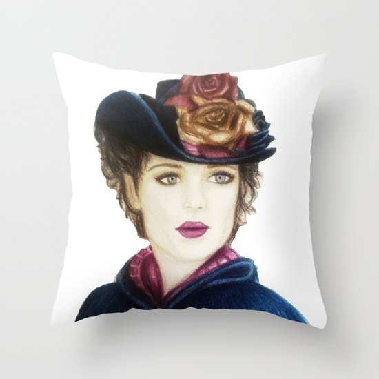 Irene Adler Throw Pillow