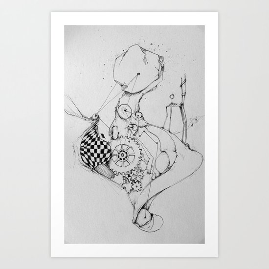 time victim Art Print