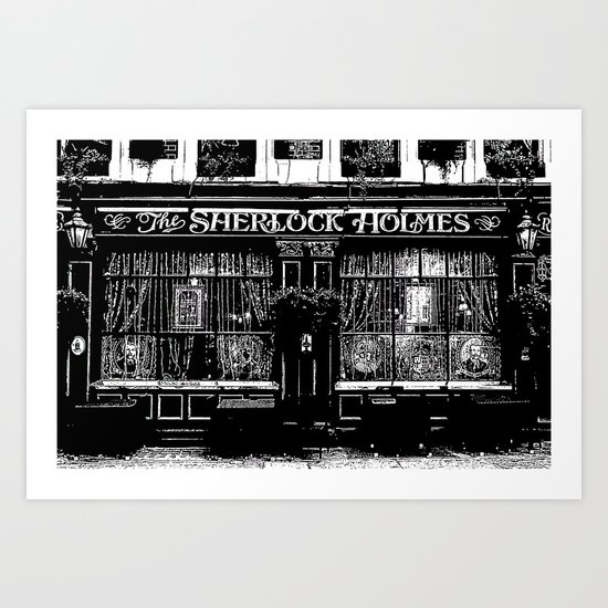 The Sherlock Holmes Pub London Art Print