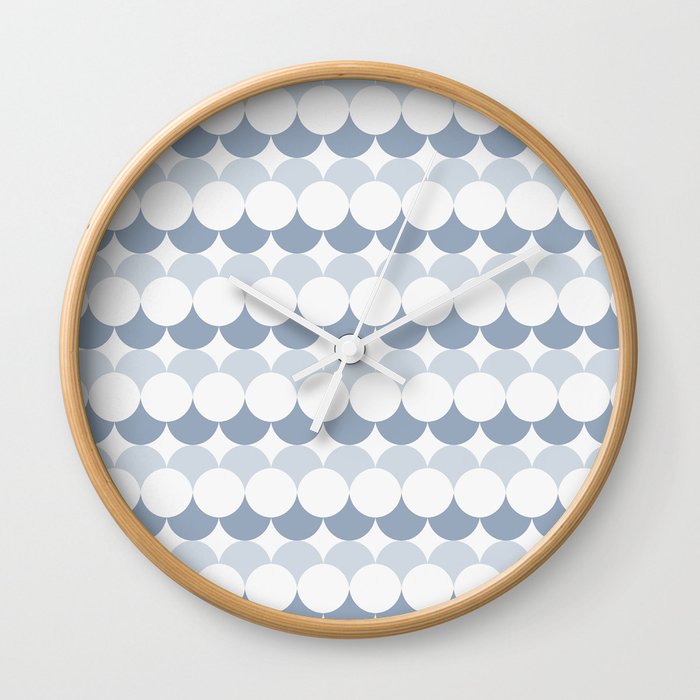 Retro Circular Pattern XXXIX Wall Clock