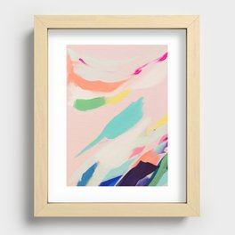 Wild Ones #3 - abstract painting Recessed Framed Print
