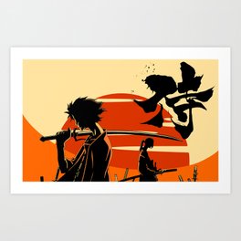 Wallpaper Samurai Champloo Art Prints For Any Decor Style Society6 For iPhone Free