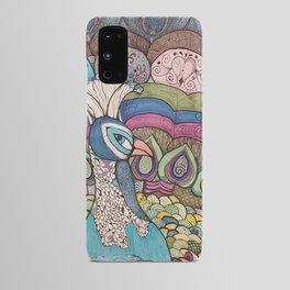 pretty as a peacock Android Case