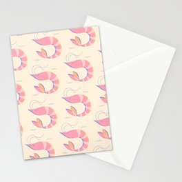 Shrimp Print Stationery Card