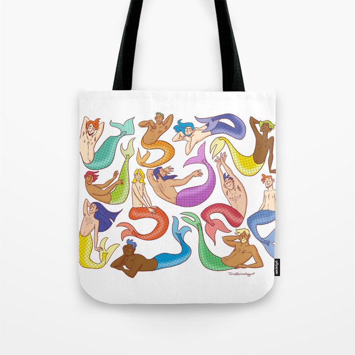 Mermen Tote Bag