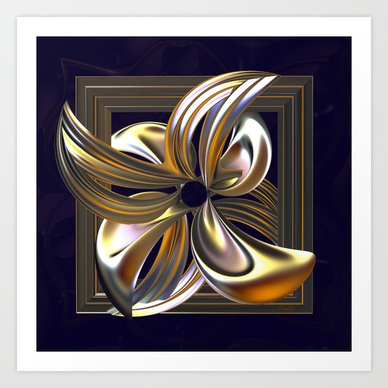 Gilded Lily Art Print