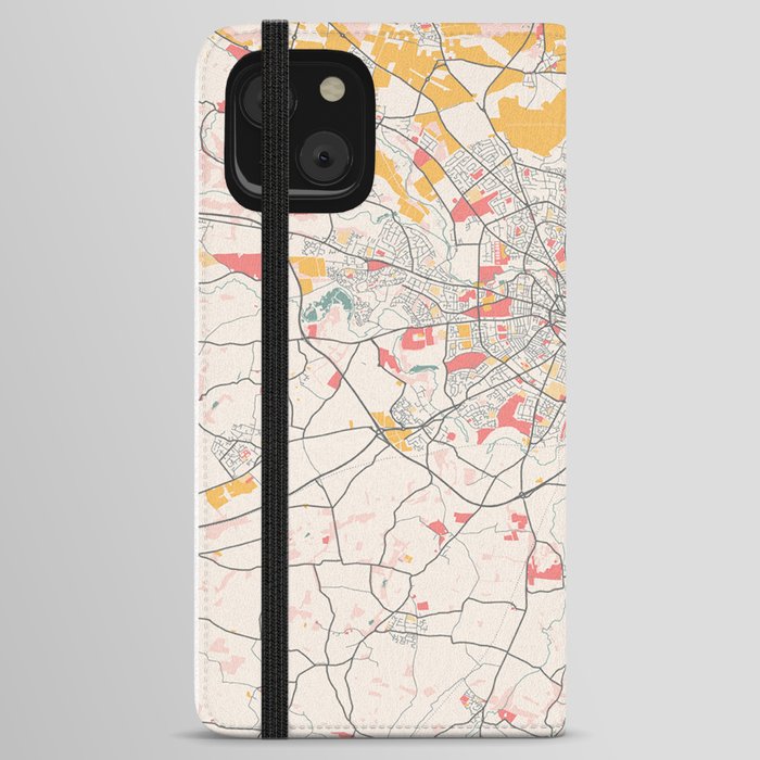 Nice city map iPhone Wallet Case