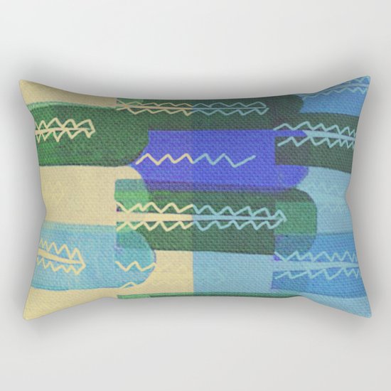 Crocodiles Rush Rectangular Pillow