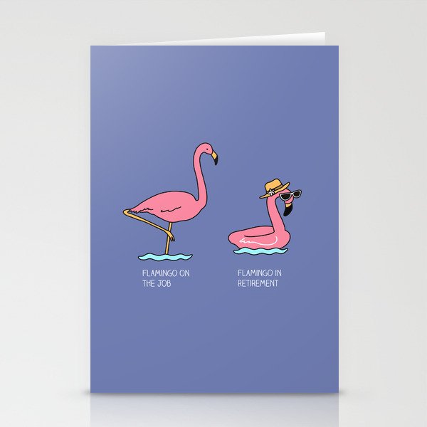 Gold Flamingo Printed Blank Paper Cards Box SetName Note Place Stationery 