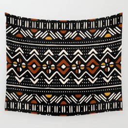 Tribal pattern african mud cloth Bogolan Print Wall Tapestry