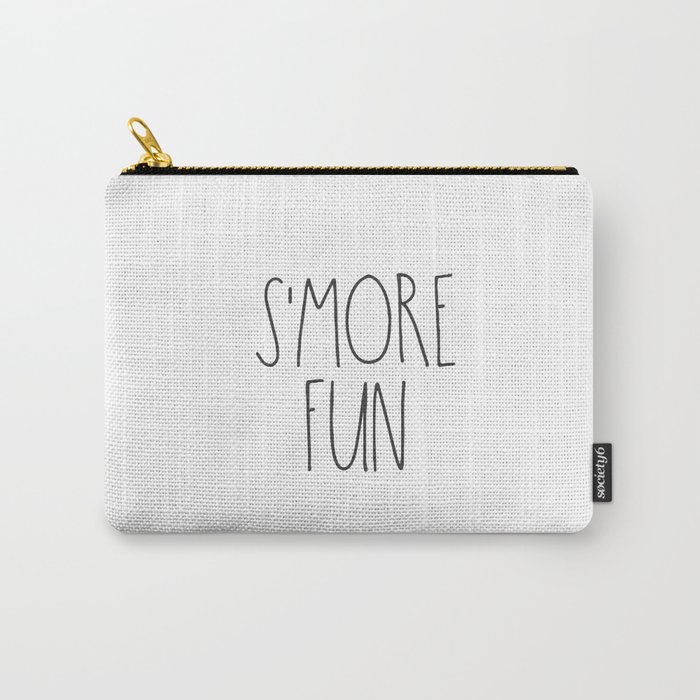 S'MORE FUN TEXT Carry-All Pouch