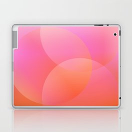 Gradient Shapes in Pink and Orange Laptop Skin