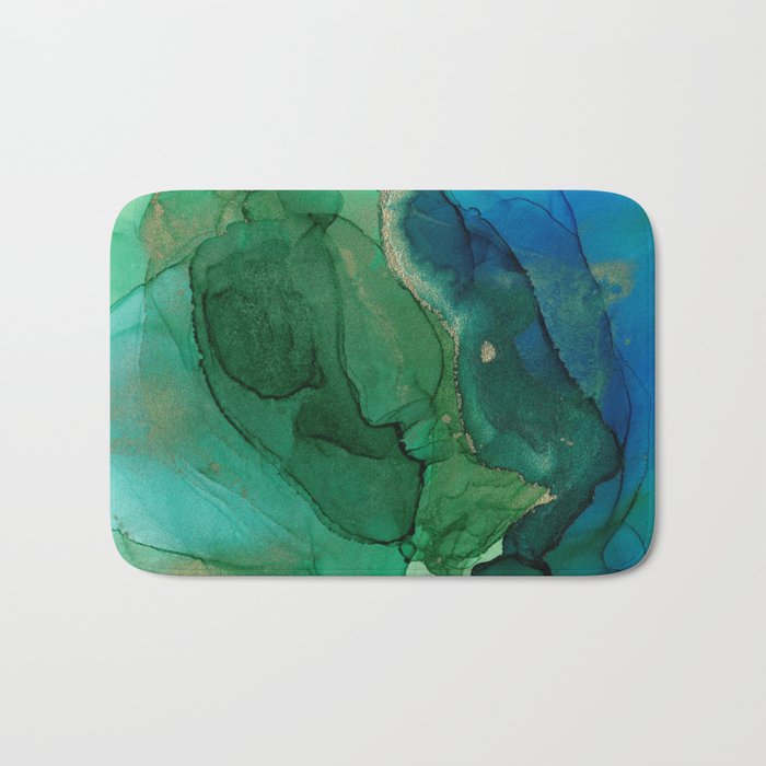 Ocean gold Bath Mat