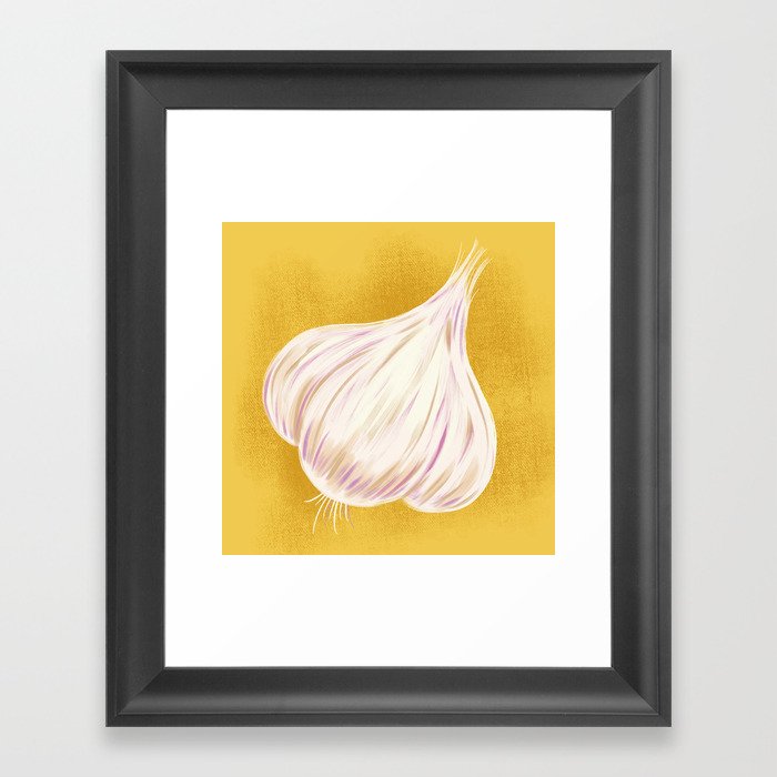Garlic Framed Art Print