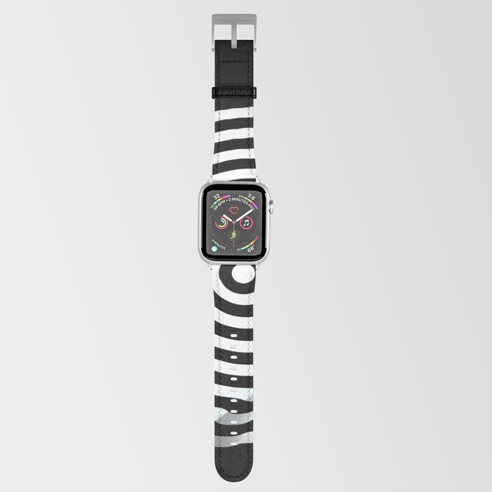 Target black and white art Apple Watch Band