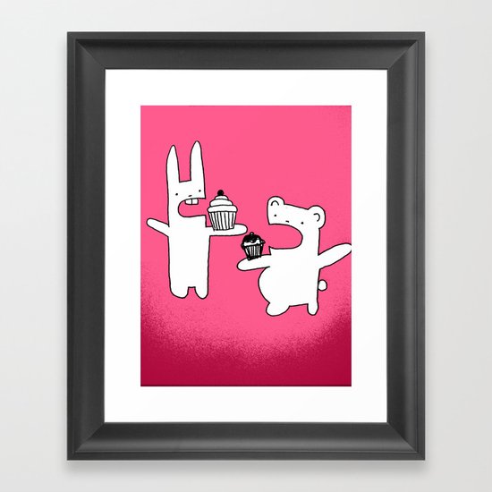 Camp cupcake Framed Art Print
