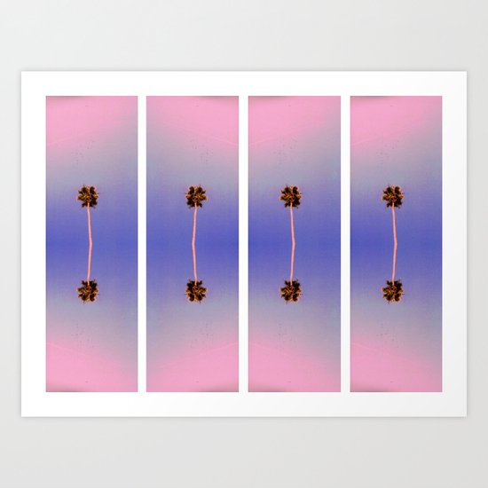 palm trees Art Print