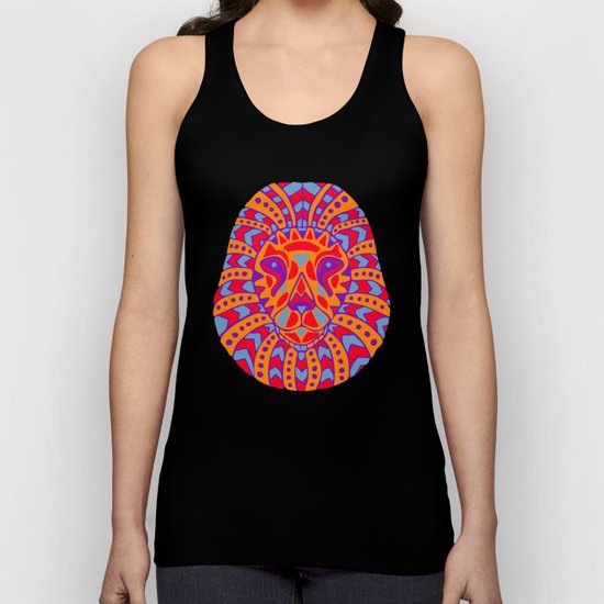 Abstract Lion Design #8 Unisex Tank Top