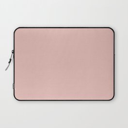 PINK HIBISCUS LIGHT PASTEL SOLID COLOR  Laptop Sleeve