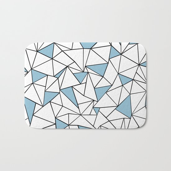 Ab Out Blue Blocks Bath Mat