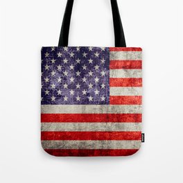 Antique American Flag Tote Bag