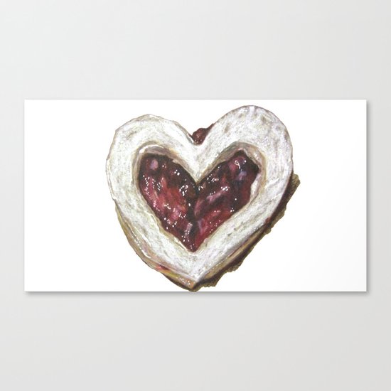 Holiday Love Cookie Canvas Print