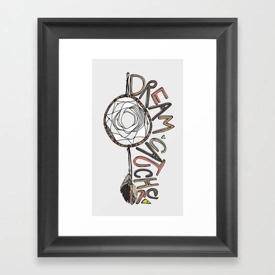 dream catcher Framed Art Print
