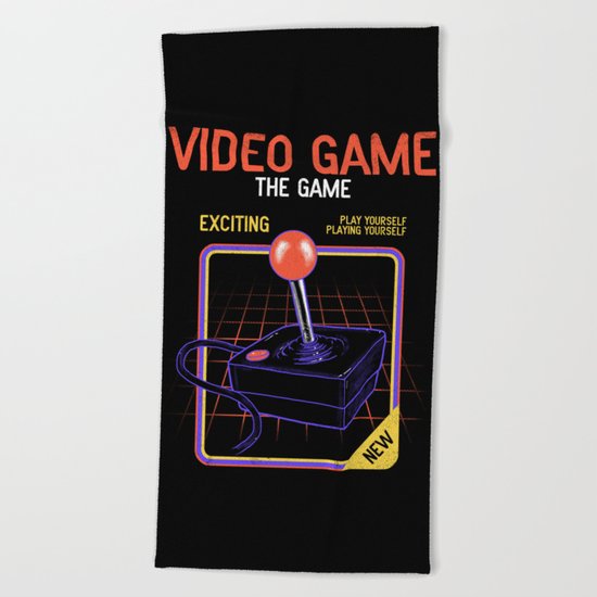 Video Game Beach Towel