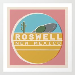 Roswell Art Print
