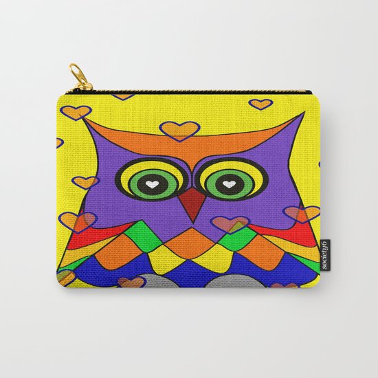 I Love Owls Carry-All Pouch