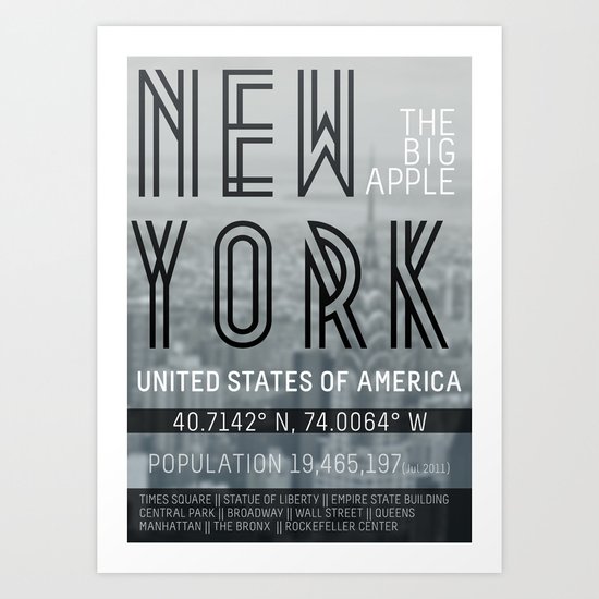Metropolis New York Art Print