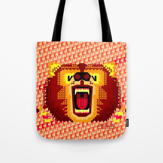 Geometric Bear 2012 Tote Bag