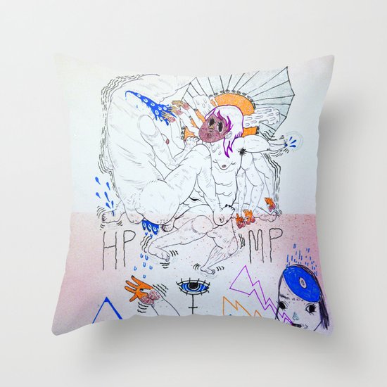 bossfight Throw Pillow