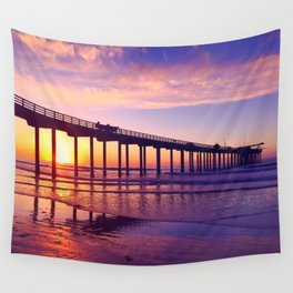 San Diego Sunset Wall Tapestry