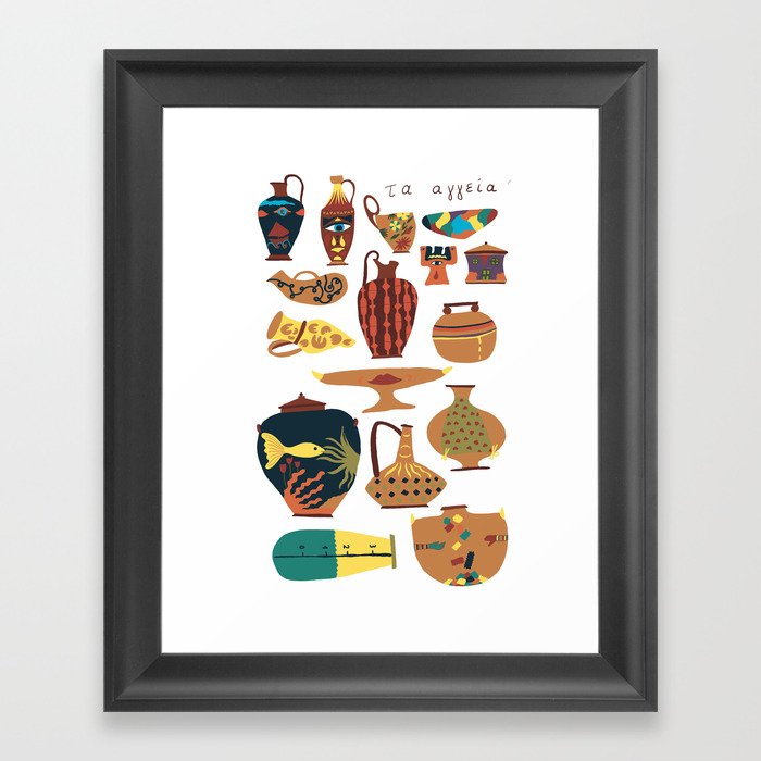 Ceramics Lover Collection Framed Art Print