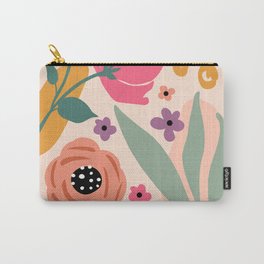 Flower Market Print Amsterdam, Abstract Flower Poster Carry-All Pouch